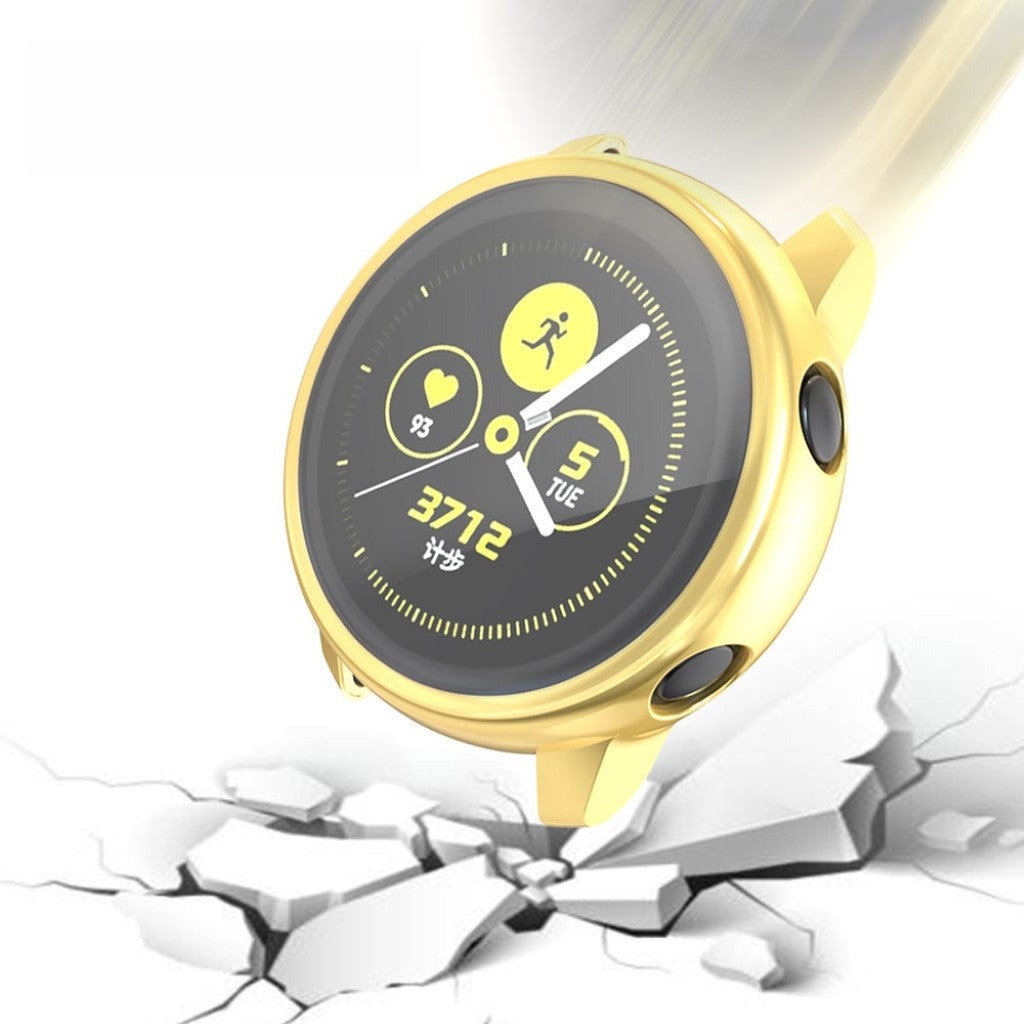 Beskyttende Samsung Galaxy Watch Active Silikone Cover - Guld#serie_6