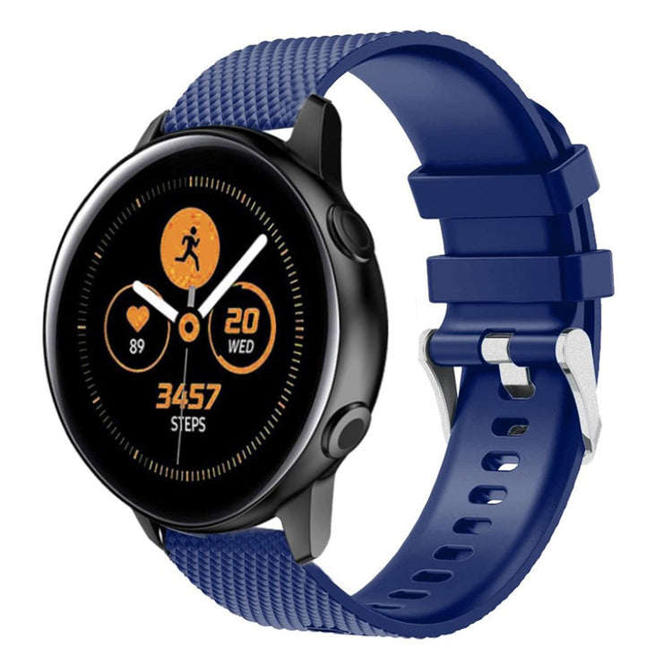 Meget elegant Samsung Galaxy Watch Active Silikone Rem - Blå#serie_7