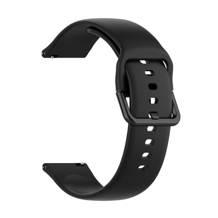 Tidsløst Samsung Galaxy Watch Active Silikone Rem - Sort#serie_1