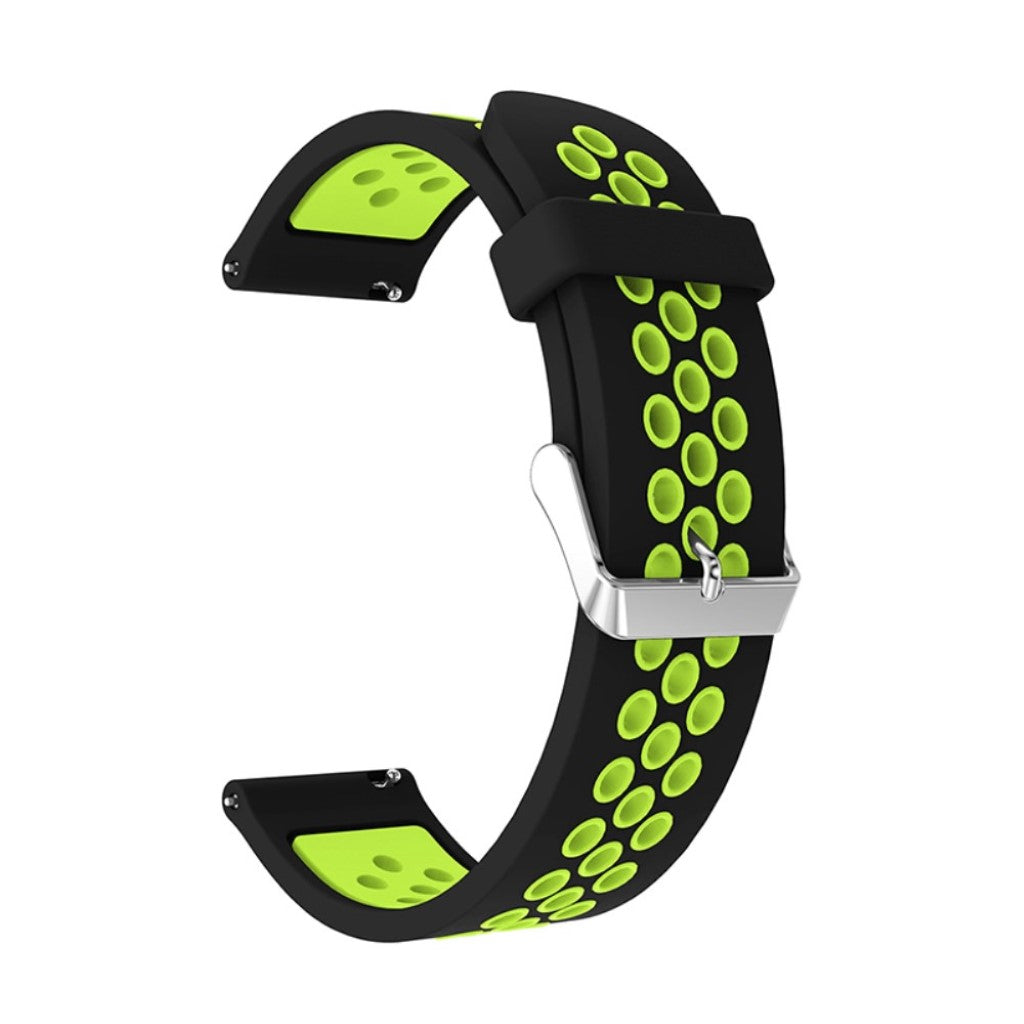 Mega skøn Samsung Galaxy Watch Active Silikone Rem - Sort#serie_1