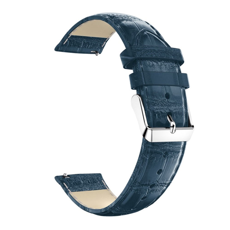 Vildt rart Samsung Galaxy Watch Active Ægte læder Rem - Blå#serie_4