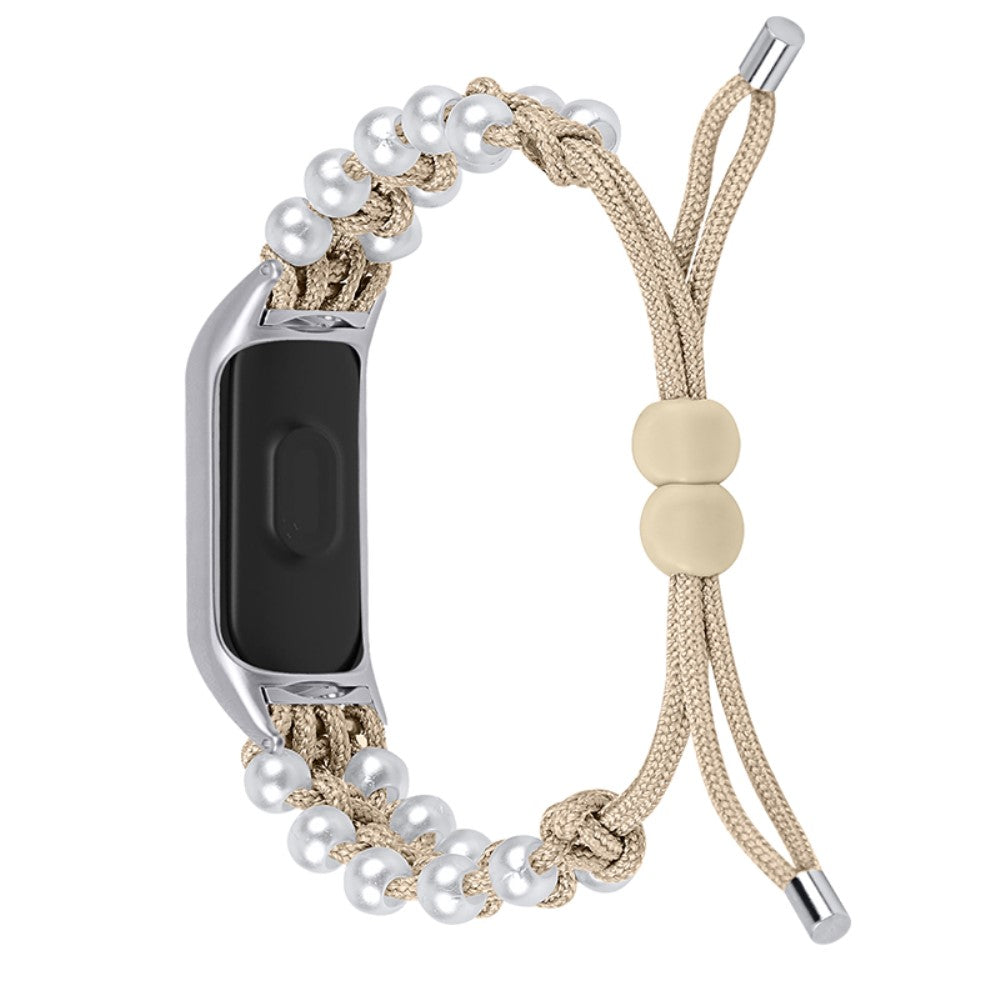 Mega holdbart Samsung Galaxy Fit-e Rhinsten og Nylon Rem - Brun#serie_6