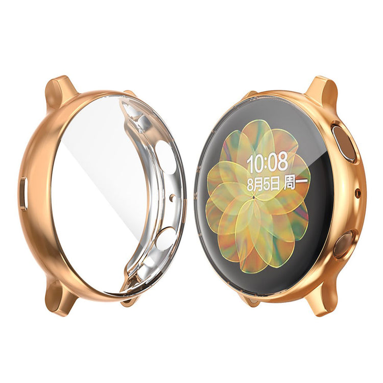 Meget Flot Samsung Galaxy Watch Active 2 - 44mm Silikone Cover - Guld#serie_4