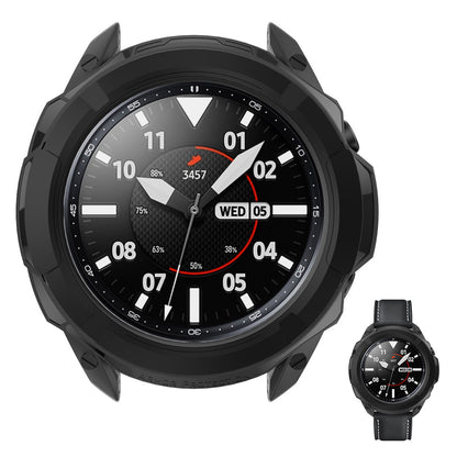 Samsung Galaxy Watch 3 (45mm) Beskyttende Silikone Bumper  - Sort#serie_2