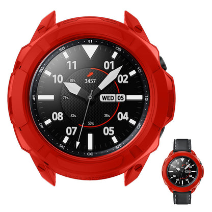 Samsung Galaxy Watch 3 (45mm) Beskyttende Silikone Bumper  - Rød#serie_5