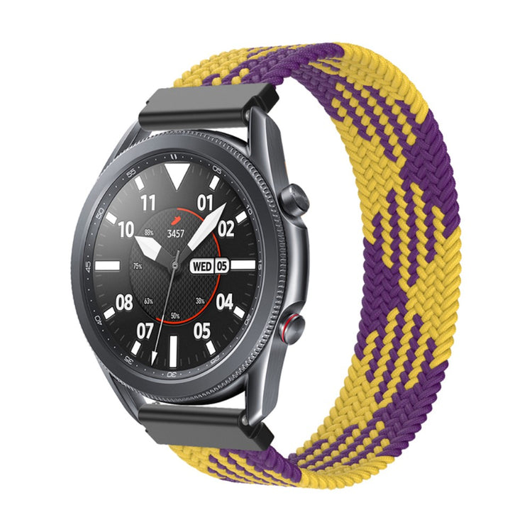 Rigtigt skøn Samsung Galaxy Watch 3 (45mm) Nylon Rem - Flerfarvet#serie_24