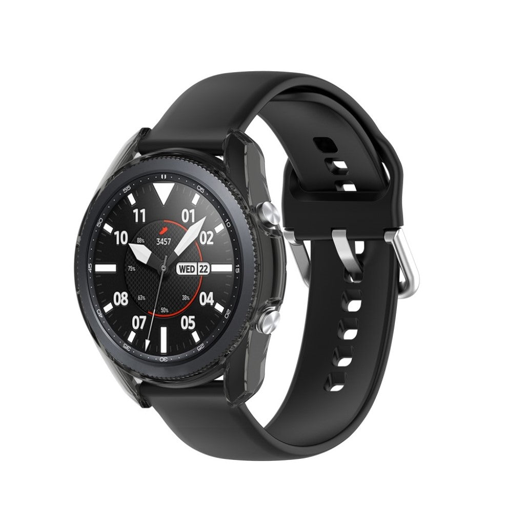 Fed Samsung Galaxy Watch 3 (41mm) Silikone Cover - Sort#serie_1