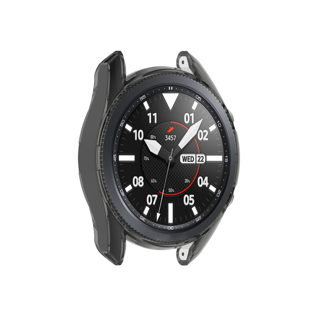 Fed Samsung Galaxy Watch 3 (41mm) Silikone Cover - Sort#serie_1