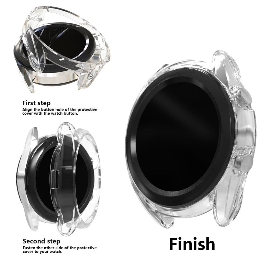 Samsung Galaxy Watch 3 (41mm)  Silikone Bumper  - Gennemsigtig#serie_4