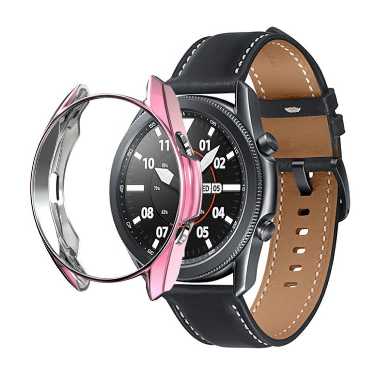 Samsung Galaxy Watch 3 (41mm) Holdbar Silikone Bumper  - Pink#serie_2