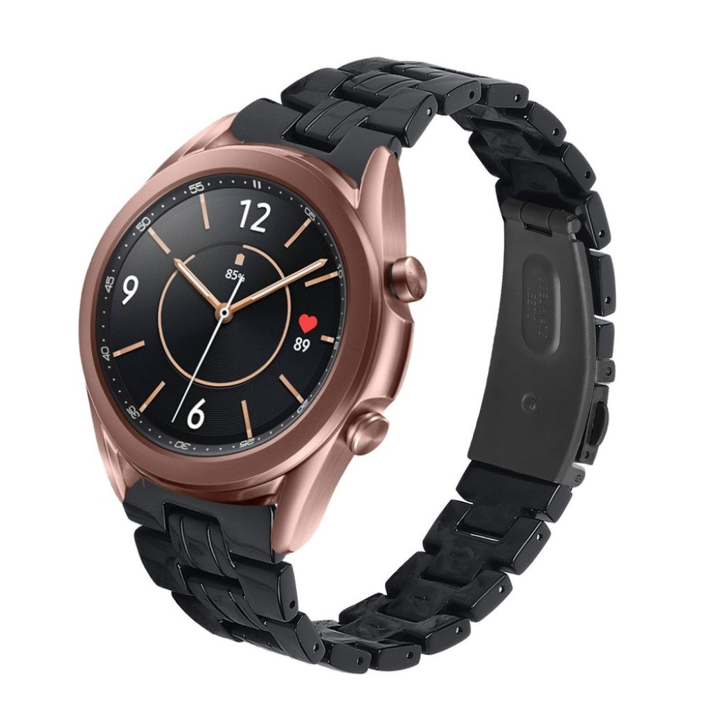 Meget nydelig Samsung Galaxy Watch 3 (41mm)  Rem - Sort#serie_1