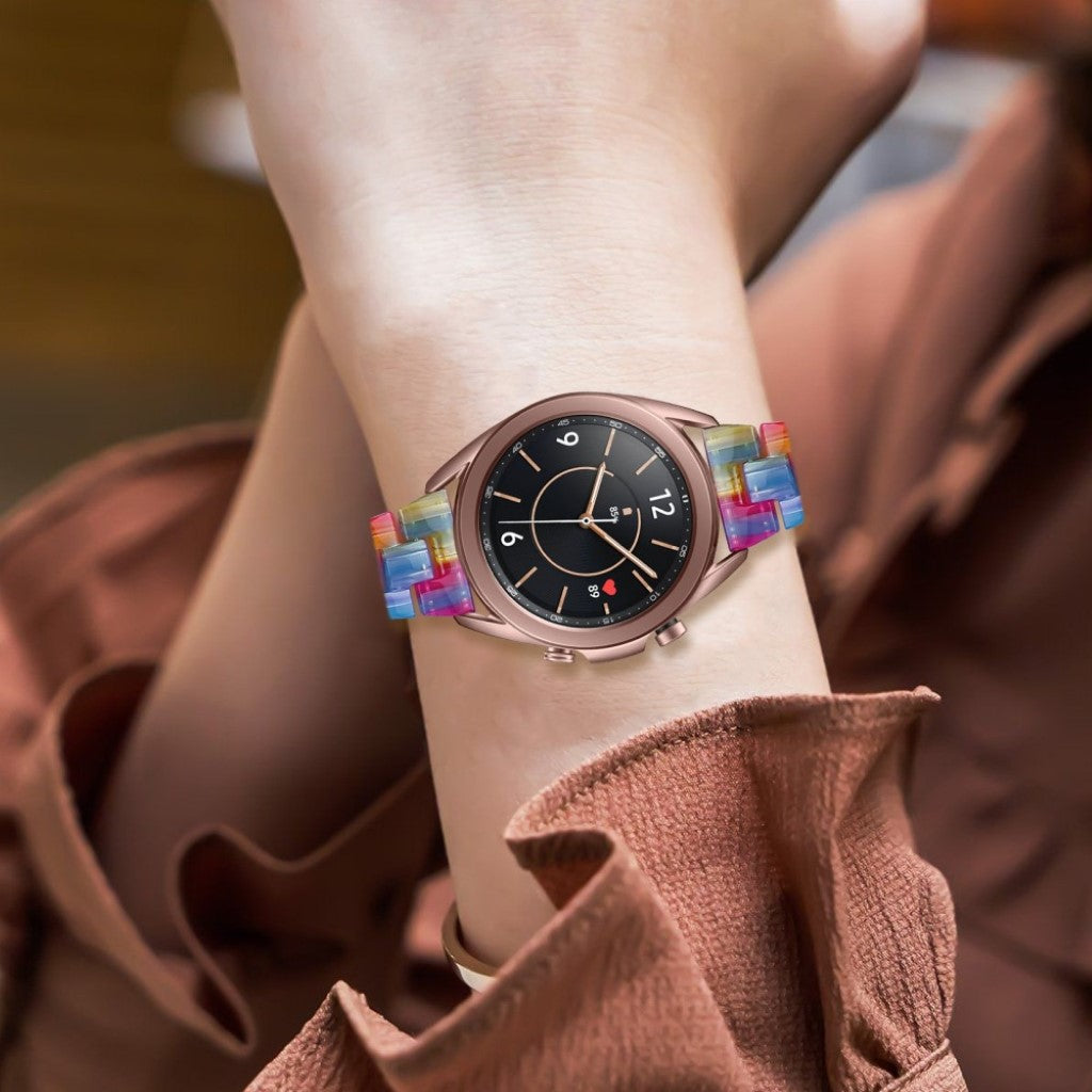Holdbart Samsung Galaxy Watch 3 (41mm)  Rem - Flerfarvet#serie_12