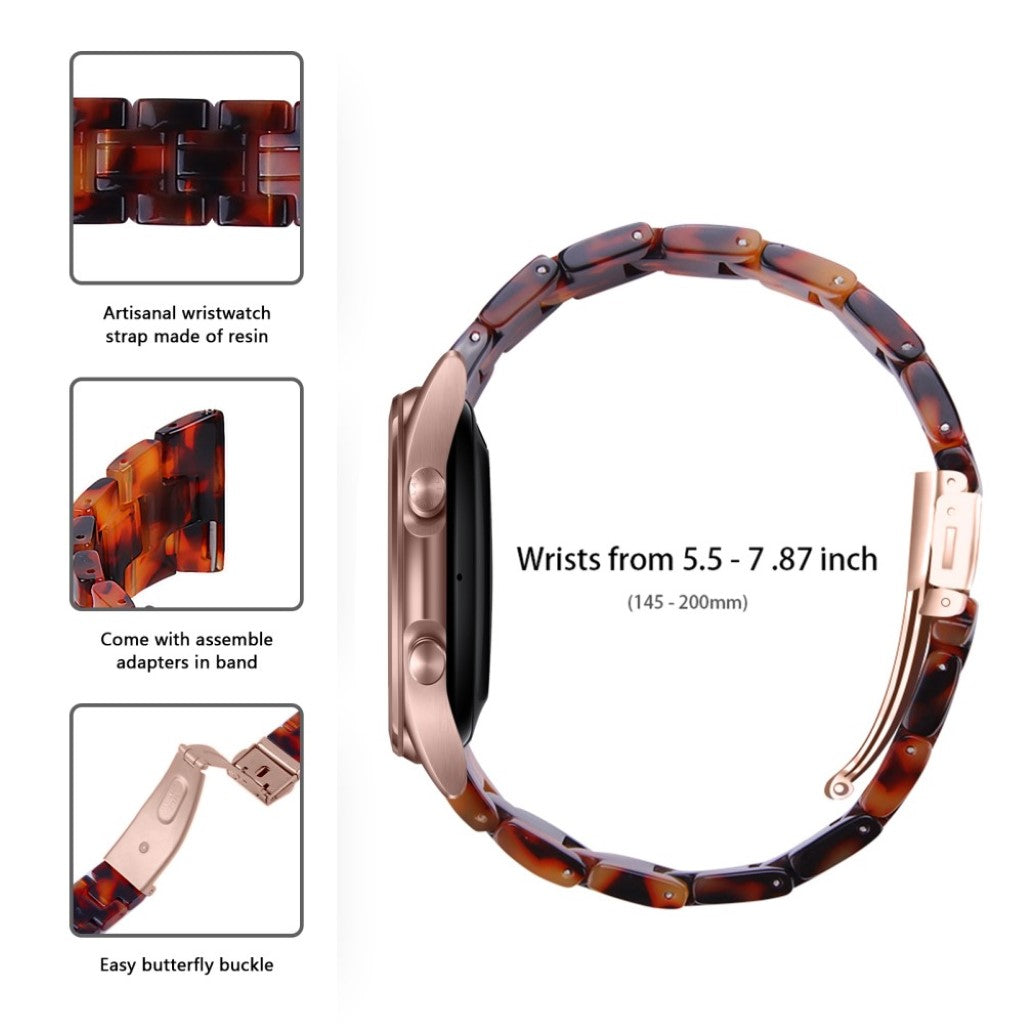 Holdbart Samsung Galaxy Watch 3 (41mm)  Rem - Brun#serie_14