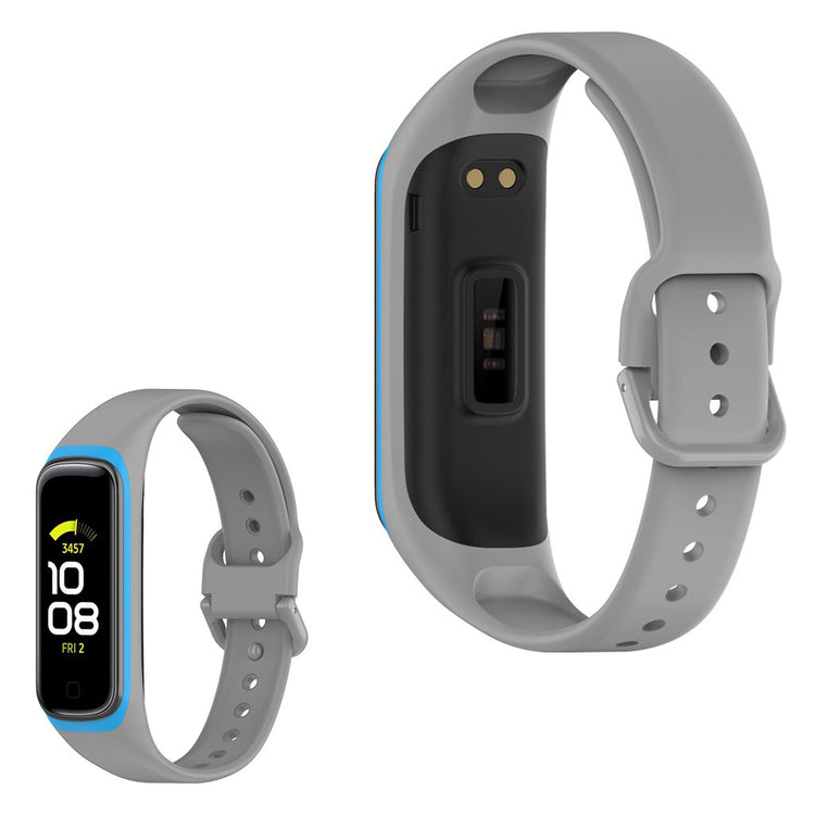 Vildt smuk Samsung Galaxy Fit 2 Silikone Rem - Sølv#serie_8