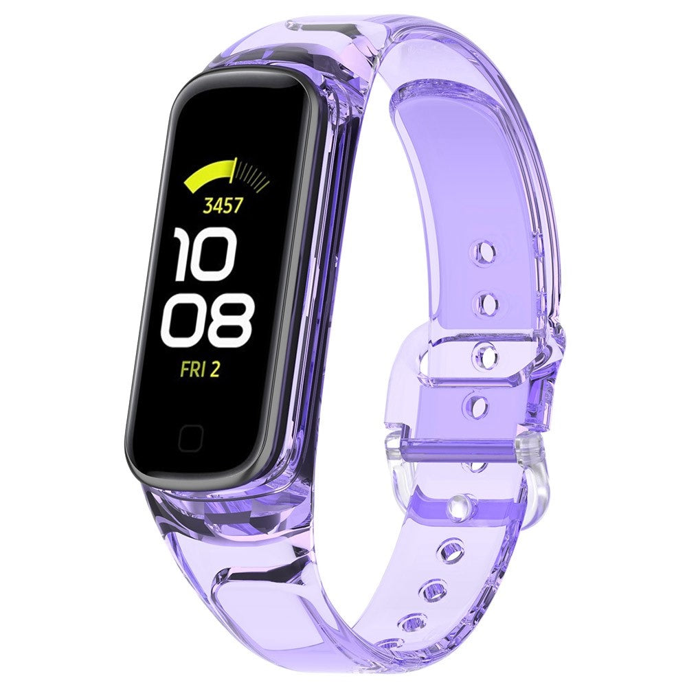 Rigtigt hårdfør Samsung Galaxy Fit 2 Silikone Urrem - Lilla#serie_5