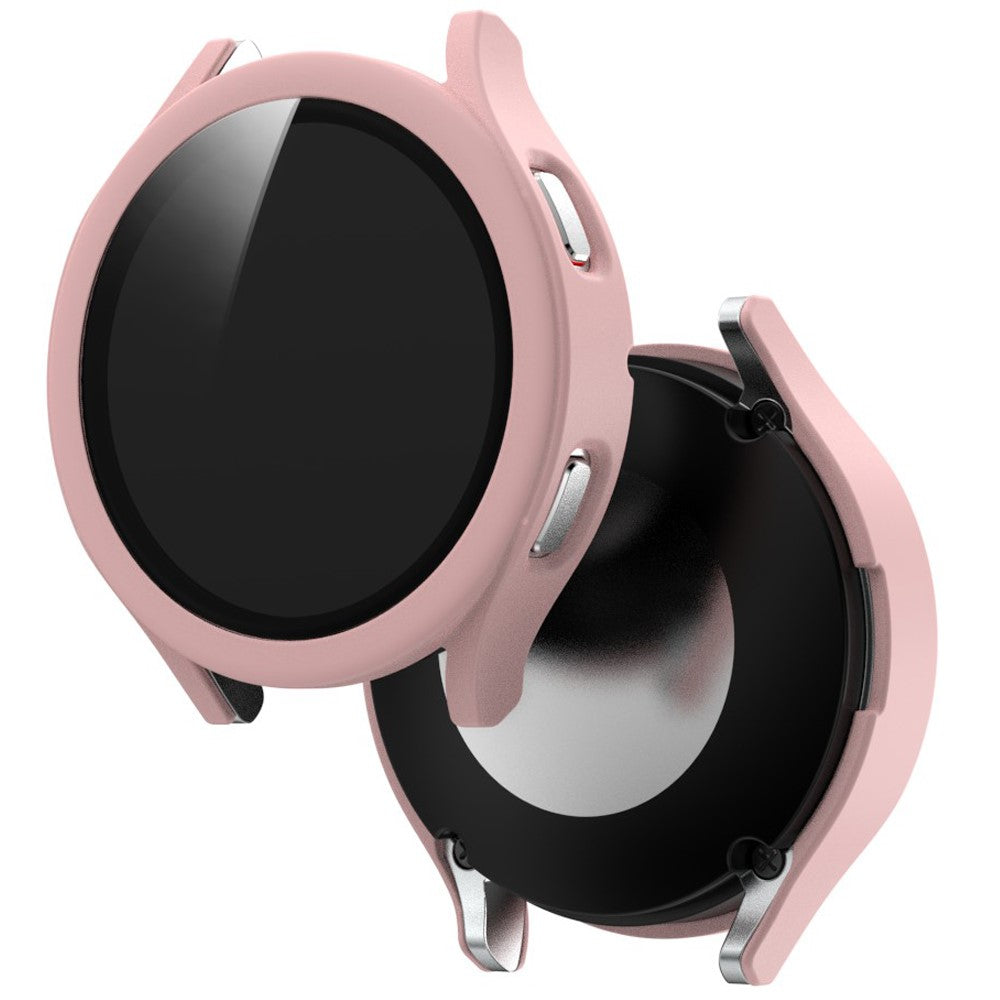 Godt Samsung Galaxy Watch 4 (40mm) Cover med Skærmbeskytter i Plastik og Hærdet Glas - Pink#serie_2