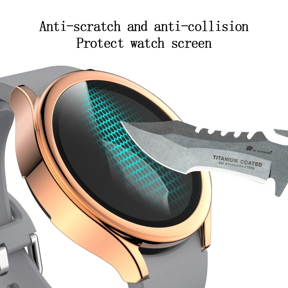 Meget Fed Samsung Galaxy Watch 4 (40mm) Cover med Skærmbeskytter i Plastik og Hærdet Glas - Pink#serie_3