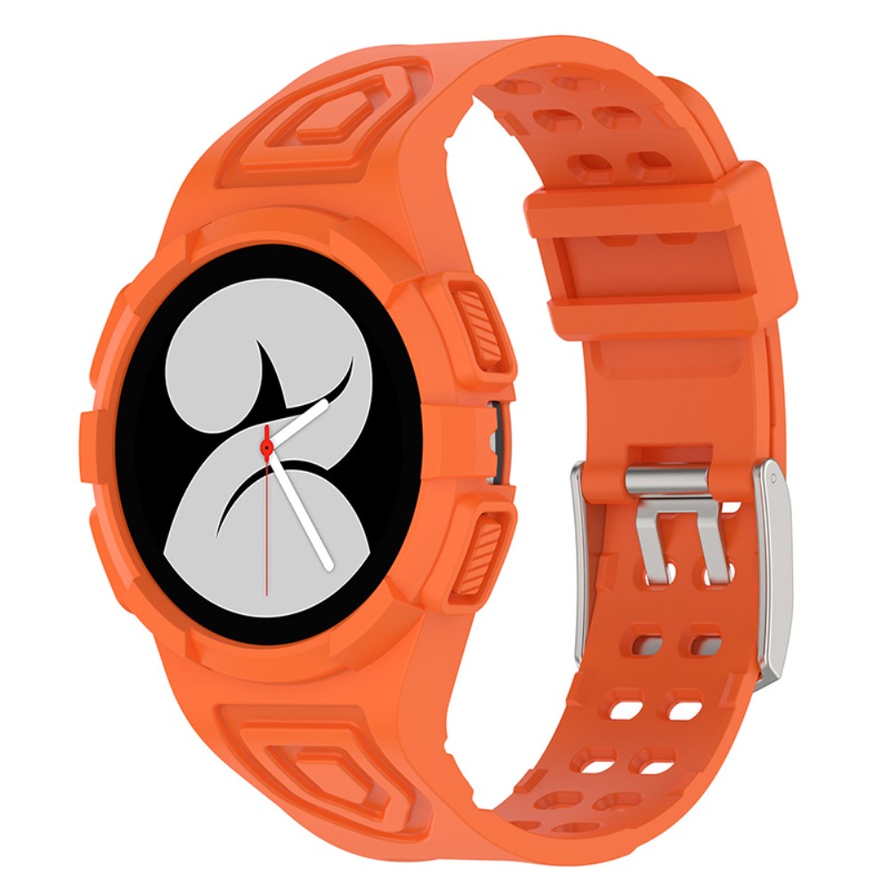 Mega hårdfør Samsung Galaxy Watch 4 (44mm) Silikone Rem - Orange#serie_1