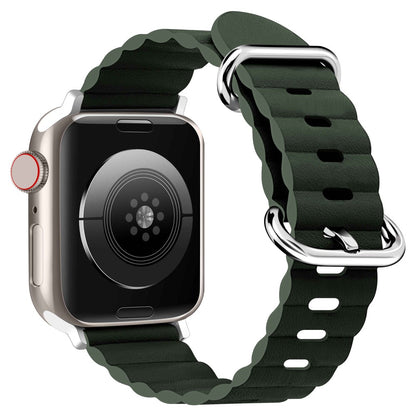 Meget hårdfør Universal Apple Ægte læder Rem - Grøn#serie_5