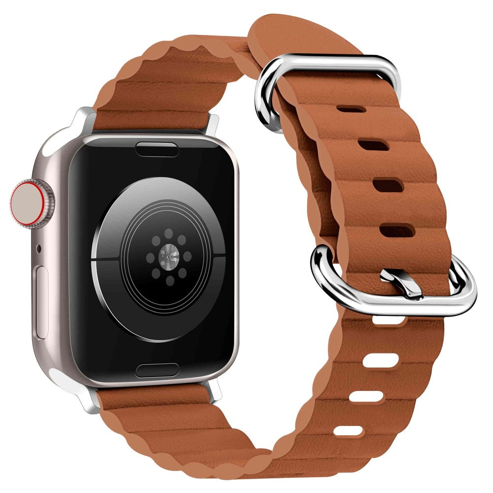 Meget hårdfør Universal Apple Ægte læder Rem - Pink#serie_6