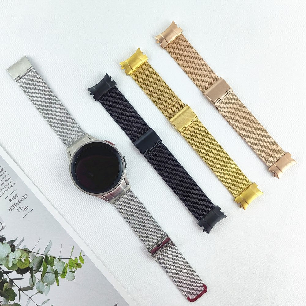 Rigtigt Flot Metal Universal Rem passer til Samsung Smartwatch - Guld#serie_3