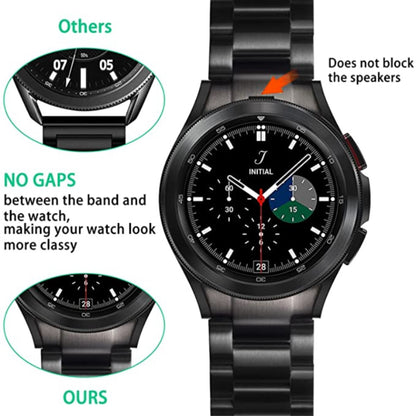 Super Elegant Metal Universal Rem passer til Samsung Smartwatch - Sort#serie_1