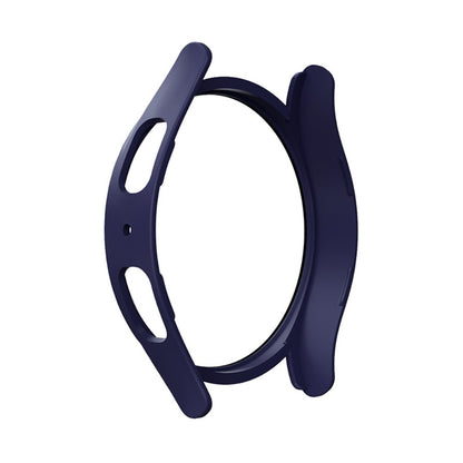 Meget Fint Samsung Galaxy Watch 5 (44mm) / Samsung Galaxy Watch 4 (44mm) Cover med Skærmbeskytter i Plastik og Hærdet Glas - Blå#serie_6