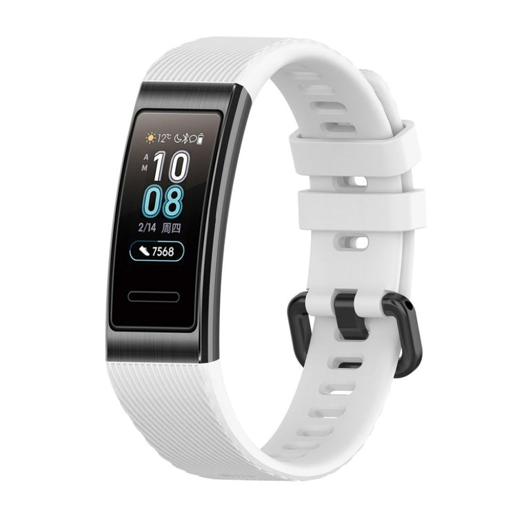 Sejt Huawei Band 3 Pro / Huawei Band 3 Silikone Rem - Hvid#serie_2