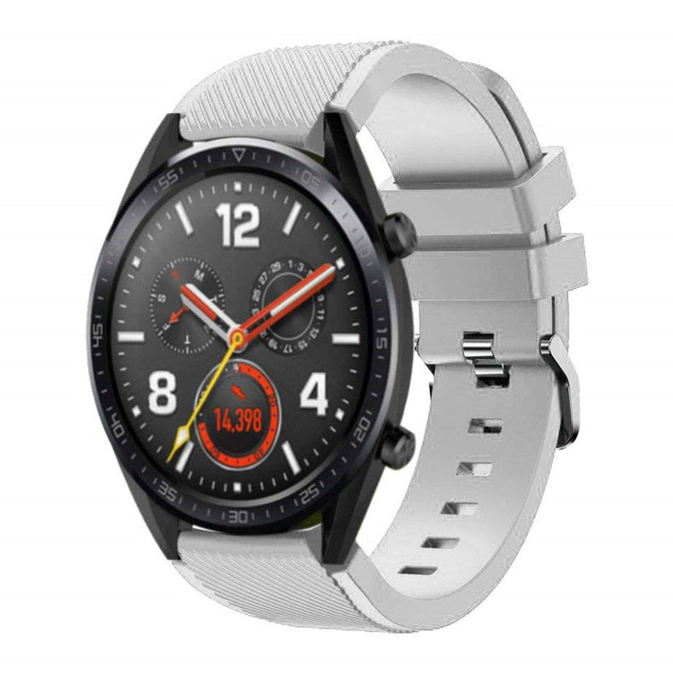 Vildt nydelig Huawei Watch GT Silikone Rem - Hvid#serie_2