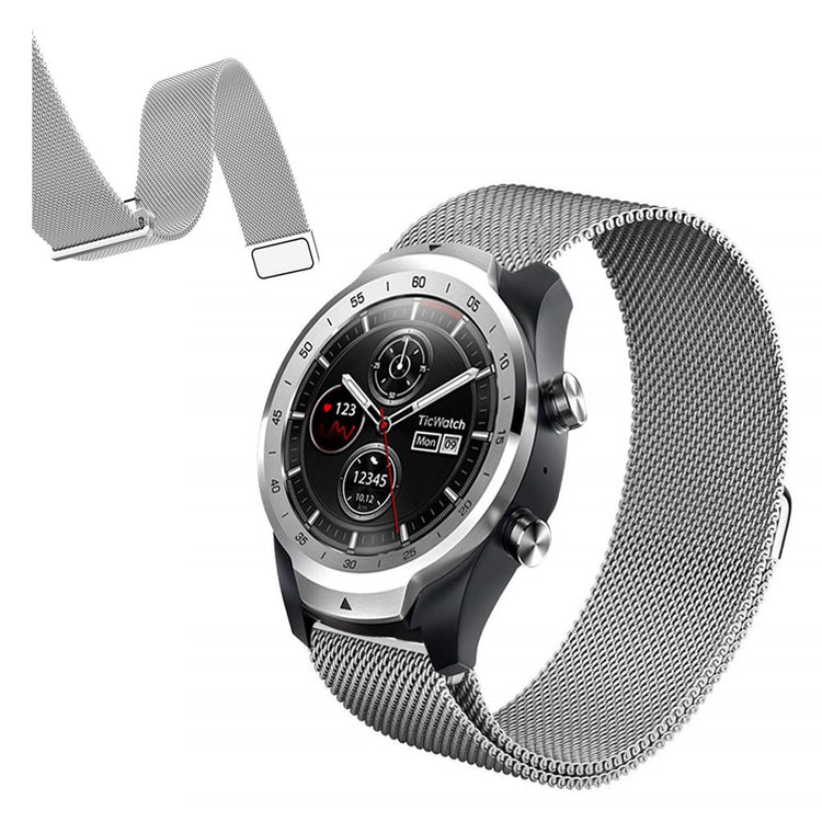 Helt vildt holdbart Huawei Watch GT 2 46mm Metal Rem - Sølv#serie_2