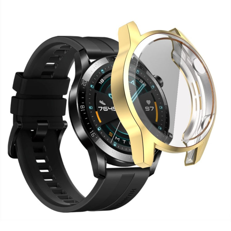 Super Flot Huawei Watch GT 2 46mm Silikone Cover - Guld#serie_2