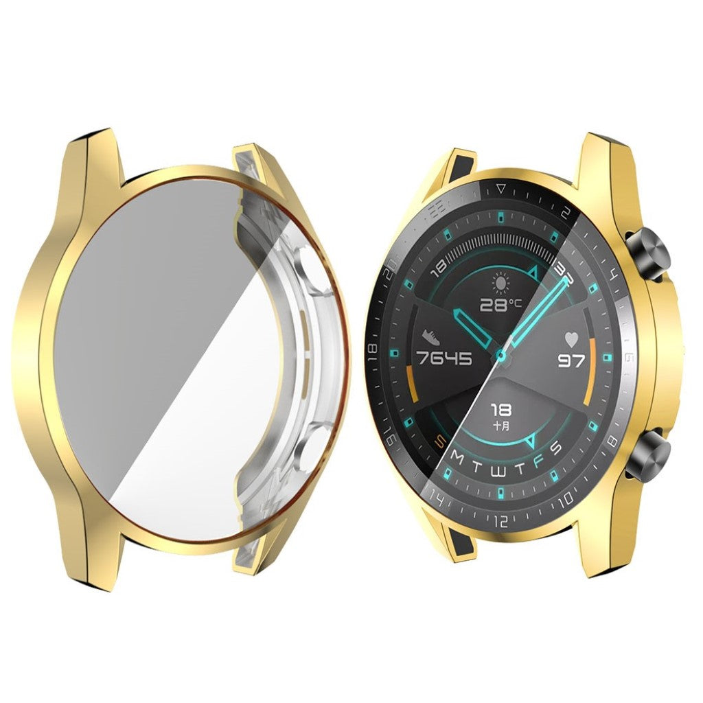 Super Flot Huawei Watch GT 2 46mm Silikone Cover - Guld#serie_2