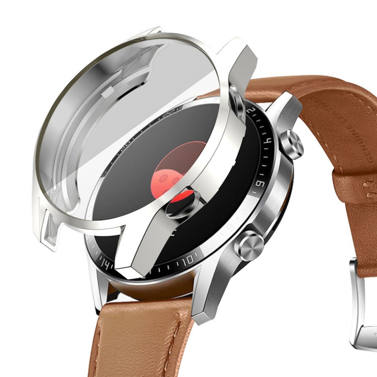 Super Flot Huawei Watch GT 2 46mm Silikone Cover - Sølv#serie_5