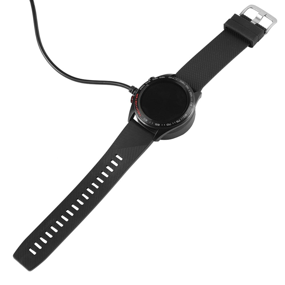 1m Plastik Universal Huawei Smartwatch  Magnetisk Ladestation - Hvid#serie_1