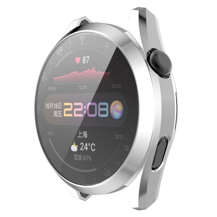 Mega Fed Huawei Watch 3 Pro Silikone Cover - Sølv#serie_3