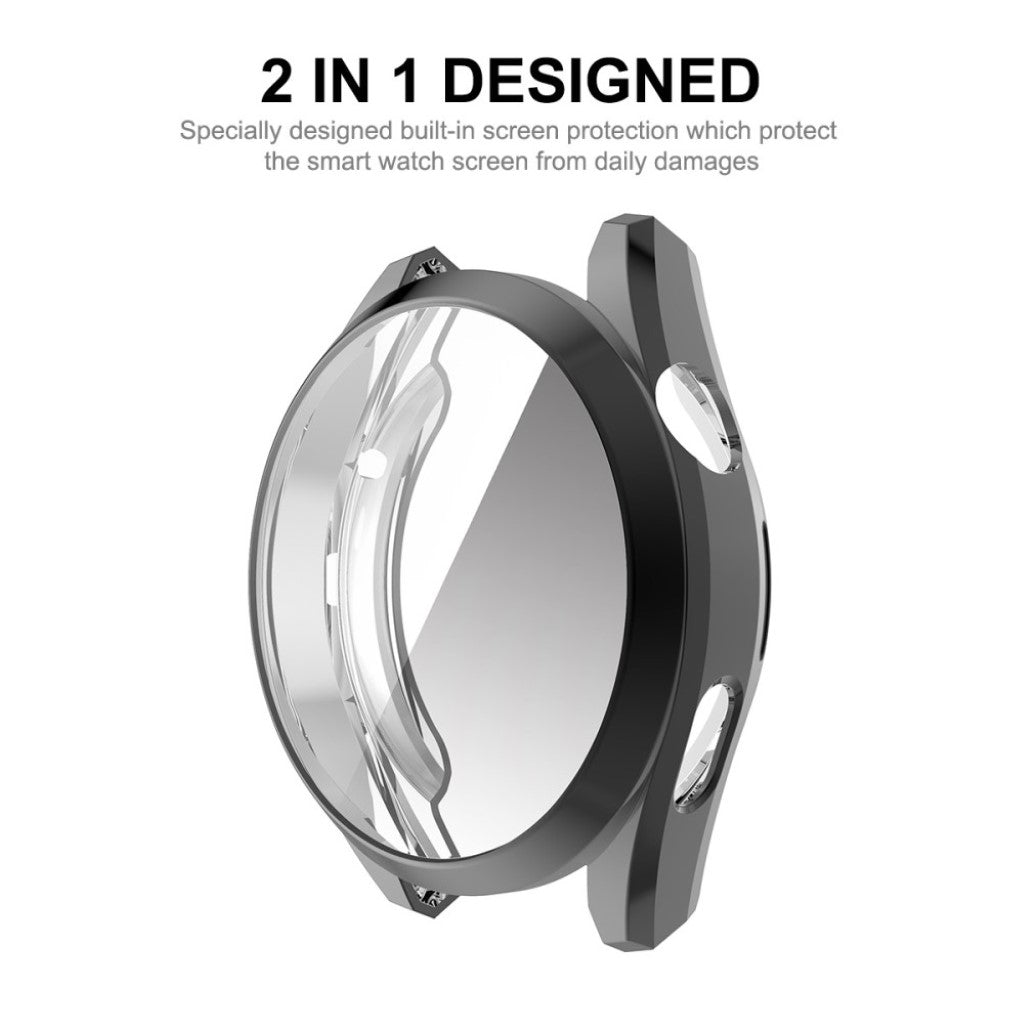 Fed Huawei Watch 3 Pro Silikone Cover - Sølv#serie_4