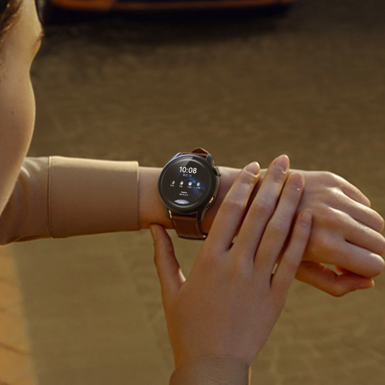 Vildt Fint Huawei Watch 3 Pro Cover med Skærmbeskytter i Plastik og Hærdet Glas - Gennemsigtig#serie_2