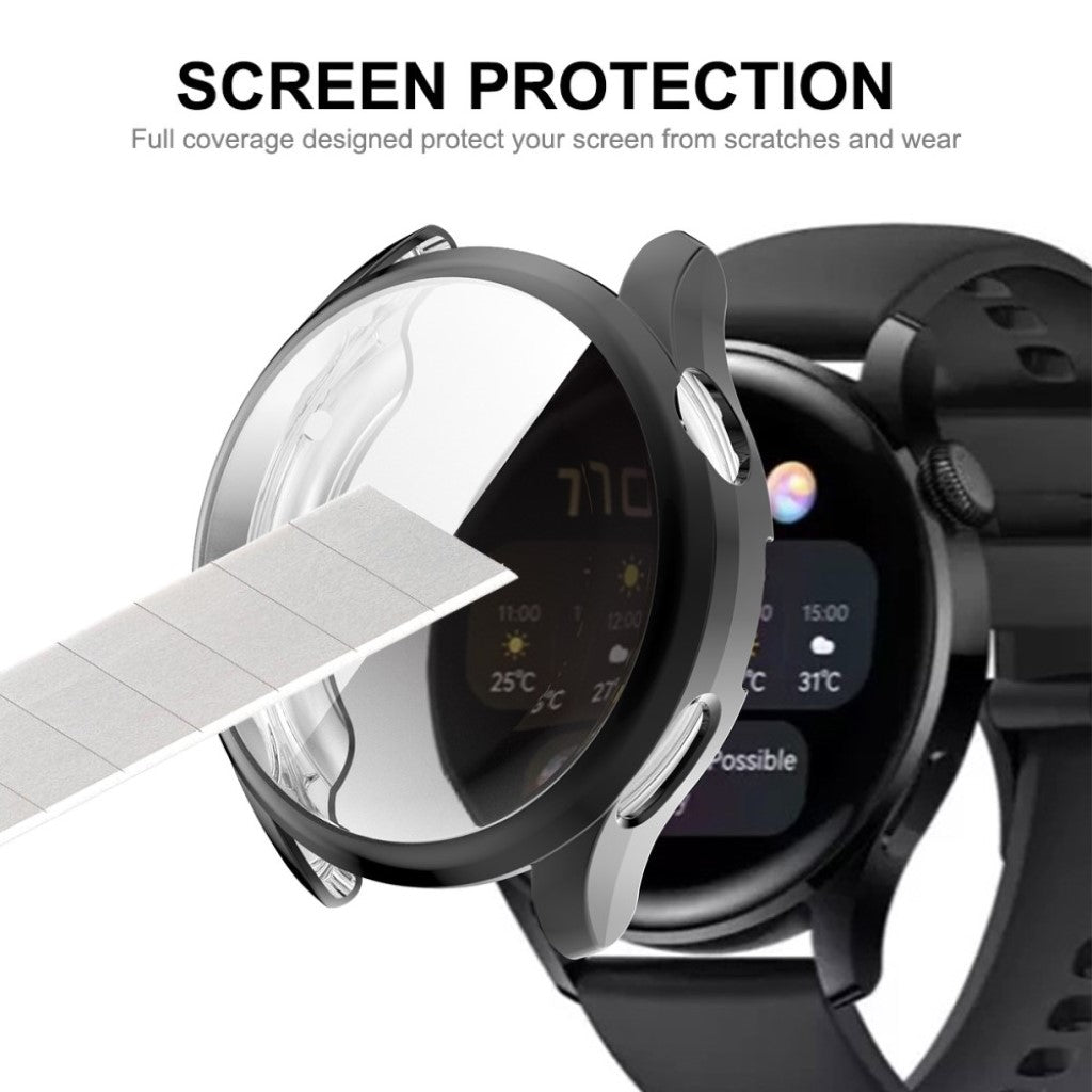 Super Fed Huawei Watch 3 Silikone Cover - Guld#serie_2