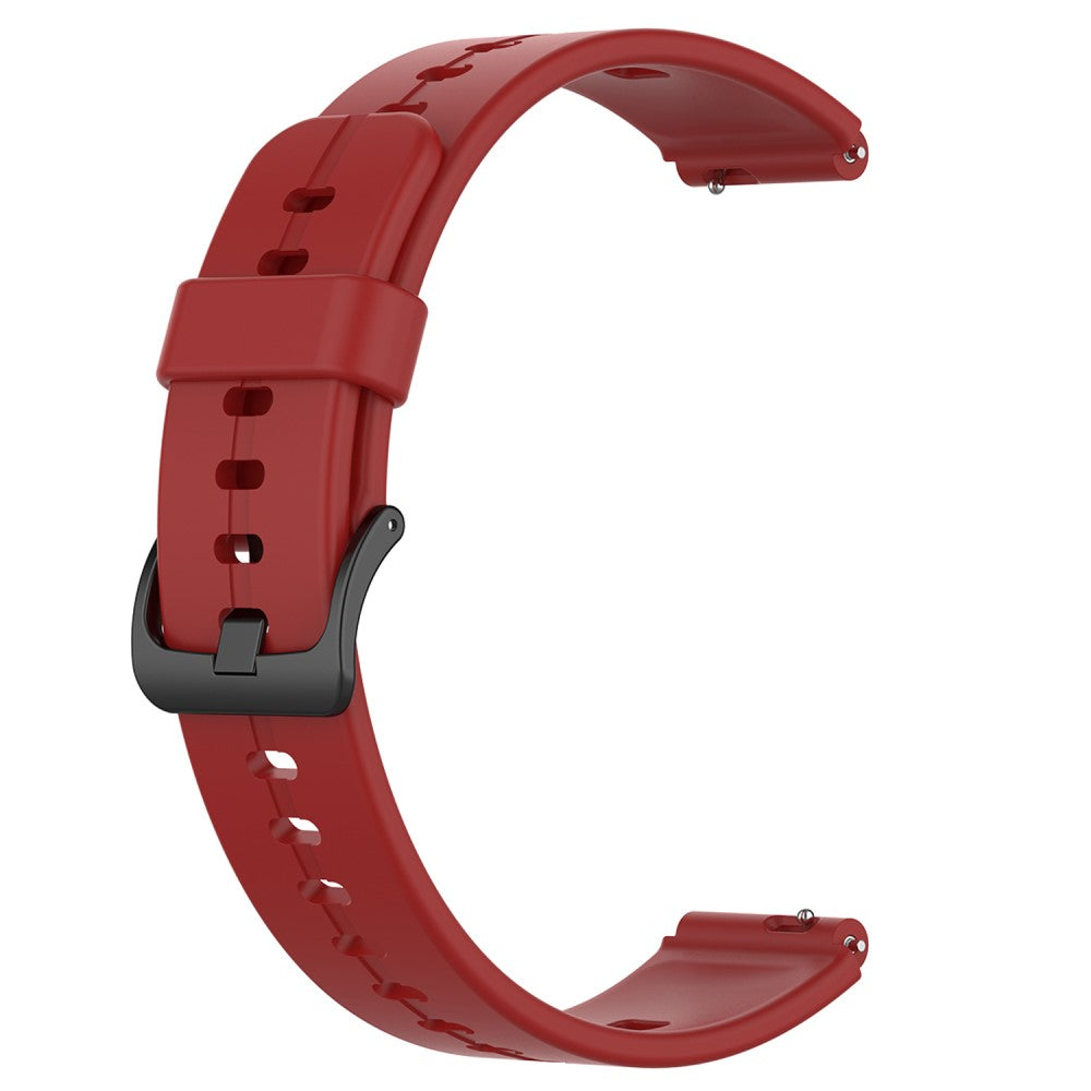 Vildt hårdfør Huawei Watch Fit Mini Silikone Rem - Rød#serie_3
