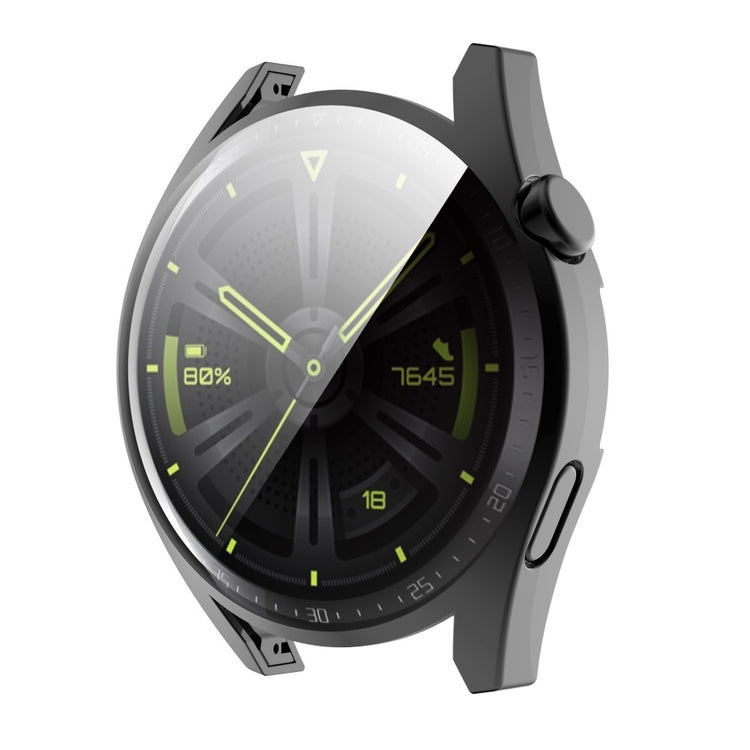 Flot Huawei Watch GT 3 (46mm) Plastik og Glas Cover - Sort#serie_1