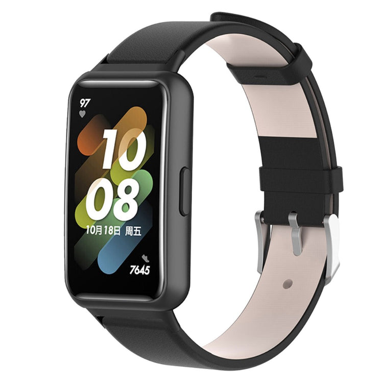 Helt vildt cool Huawei Band 7 Silikone Urrem - Sort#serie_1