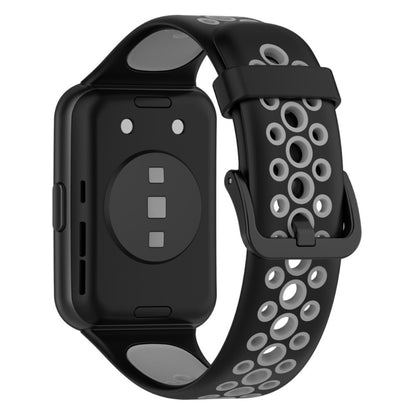 Rigtigt nydelig Huawei Watch Fit 2 Silikone Urrem - Sort#serie_5