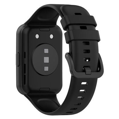 Meget sejt Huawei Watch Fit 2 Silikone Rem - Sort#serie_7