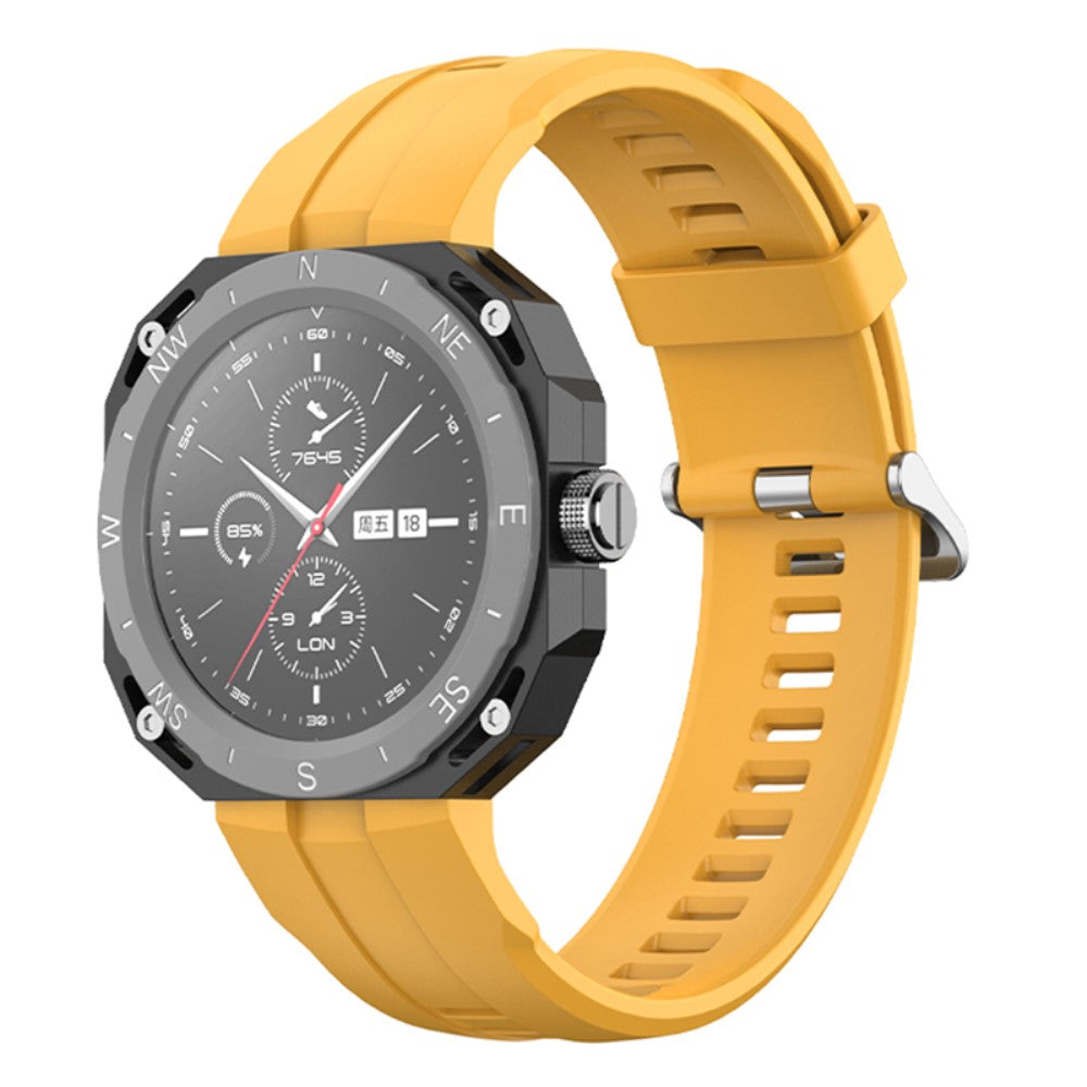 Fantastisk Huawei Watch GT Cyber Silikone Rem - Gul#serie_5