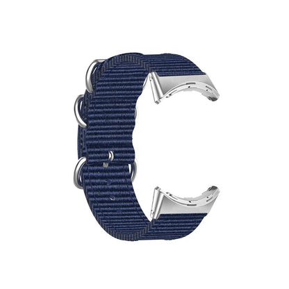 Vildt slidstærk Google Pixel Watch Nylon Rem - Blå#serie_10