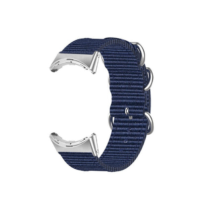 Vildt slidstærk Google Pixel Watch Nylon Rem - Blå#serie_10