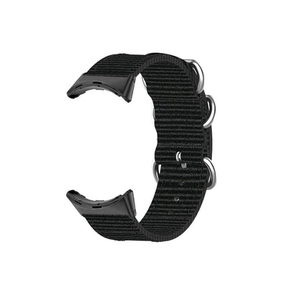Vildt slidstærk Google Pixel Watch Nylon Rem - Sort#serie_2