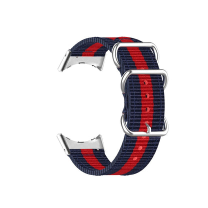 Vildt slidstærk Google Pixel Watch Nylon Rem - Rød#serie_9