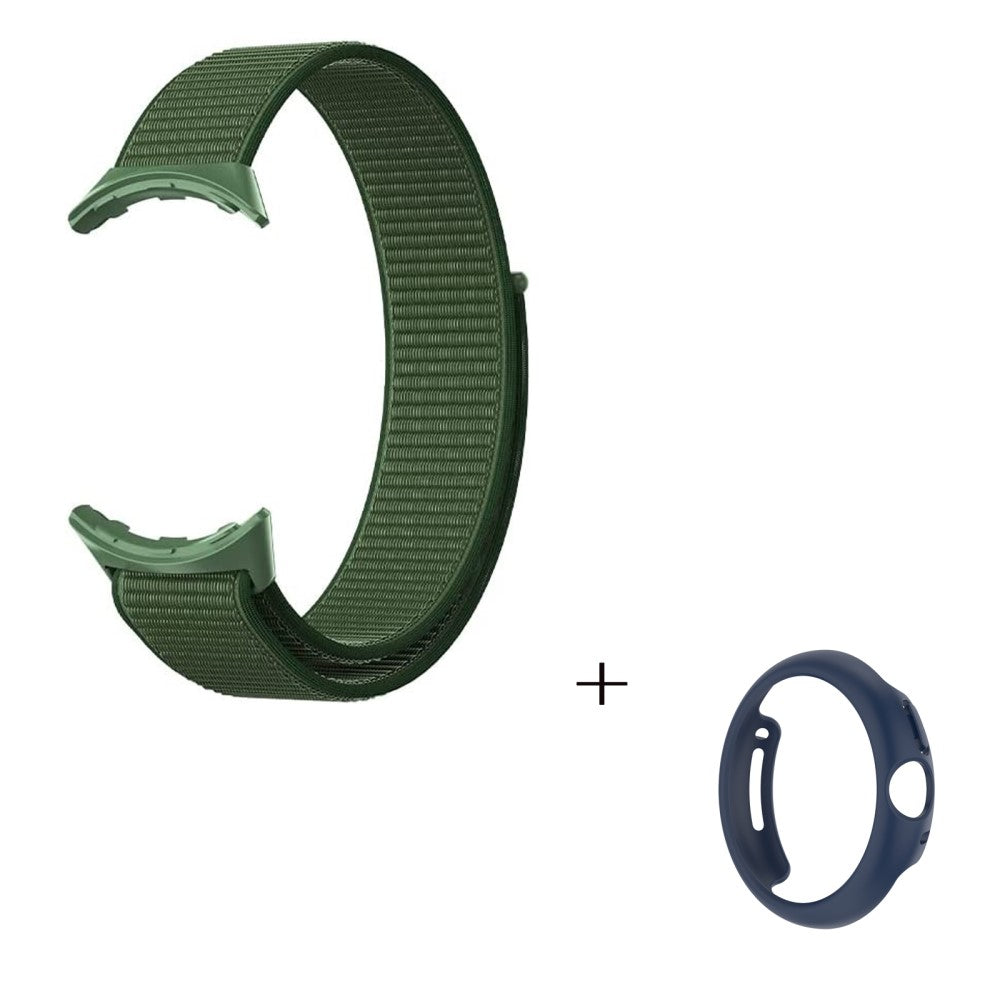Meget fed Google Pixel Watch Plastik og Nylon Rem - Grøn#serie_6