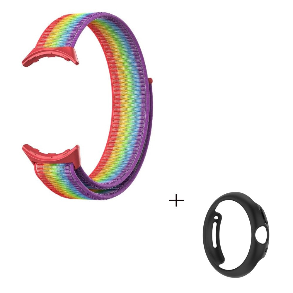 Smuk Google Pixel Watch Plastik og Nylon Rem - Flerfarvet#serie_2